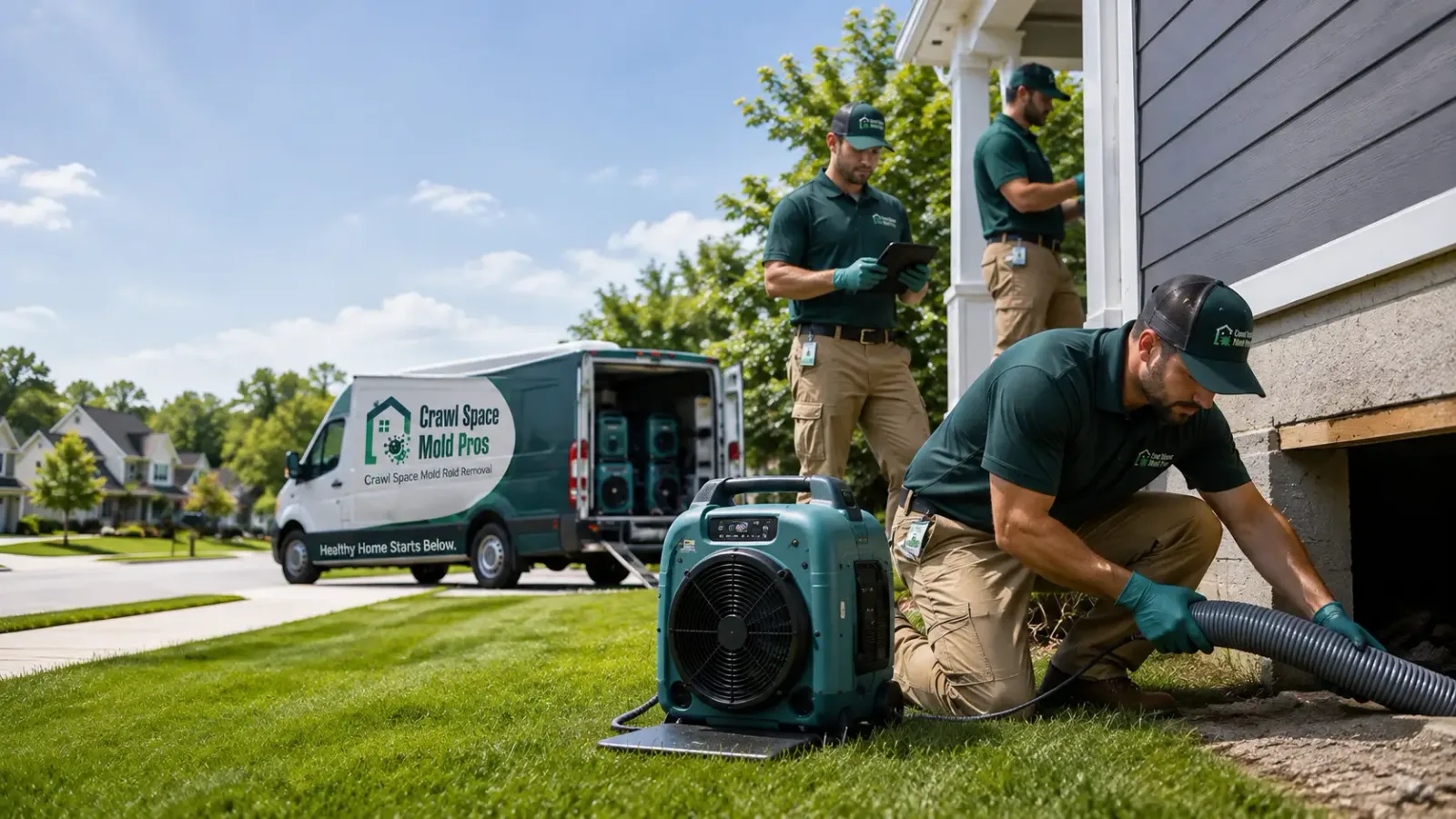 Crawl Space Mold Removal in Fort Scott, KS